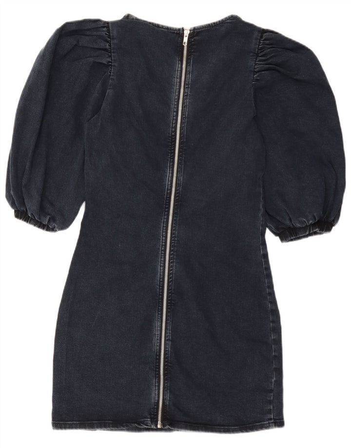 Zara Damen Jeanskleid UK 12 Medium Marineblau