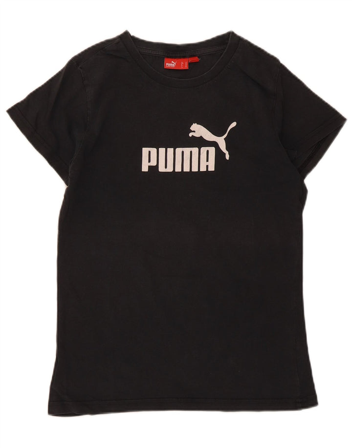 Puma Jungen Graphic T-Shirt Top 11-12 Jahre Schwarz