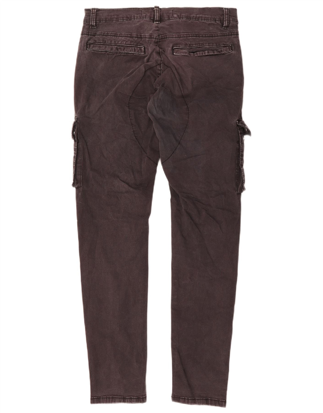 Zara Herren Cargo Slim Jeans EU 38 Small W30 L30 Graue Baumwolle