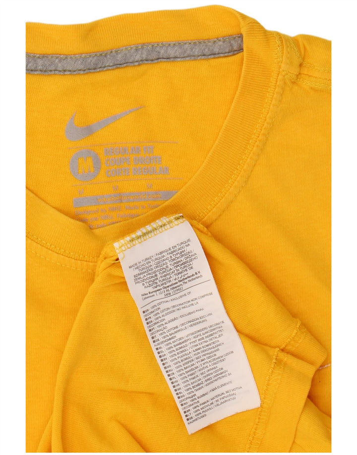 Nike Herren-Weste mit normaler Passform, mittelgelbe Baumwolle