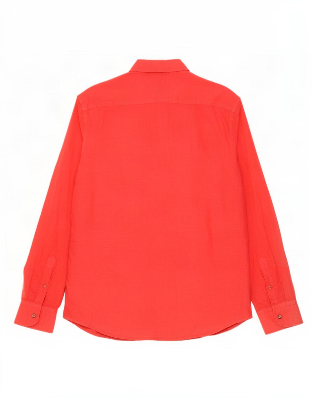 Massimo Dutti Herrenhemd XL, rotes Leinen