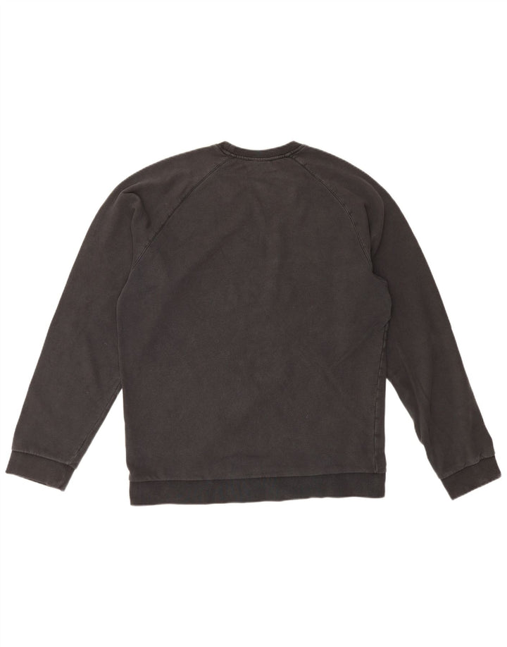 Adidas Herren Grafik-Sweatshirt-Pullover, groß, schwarze Baumwolle