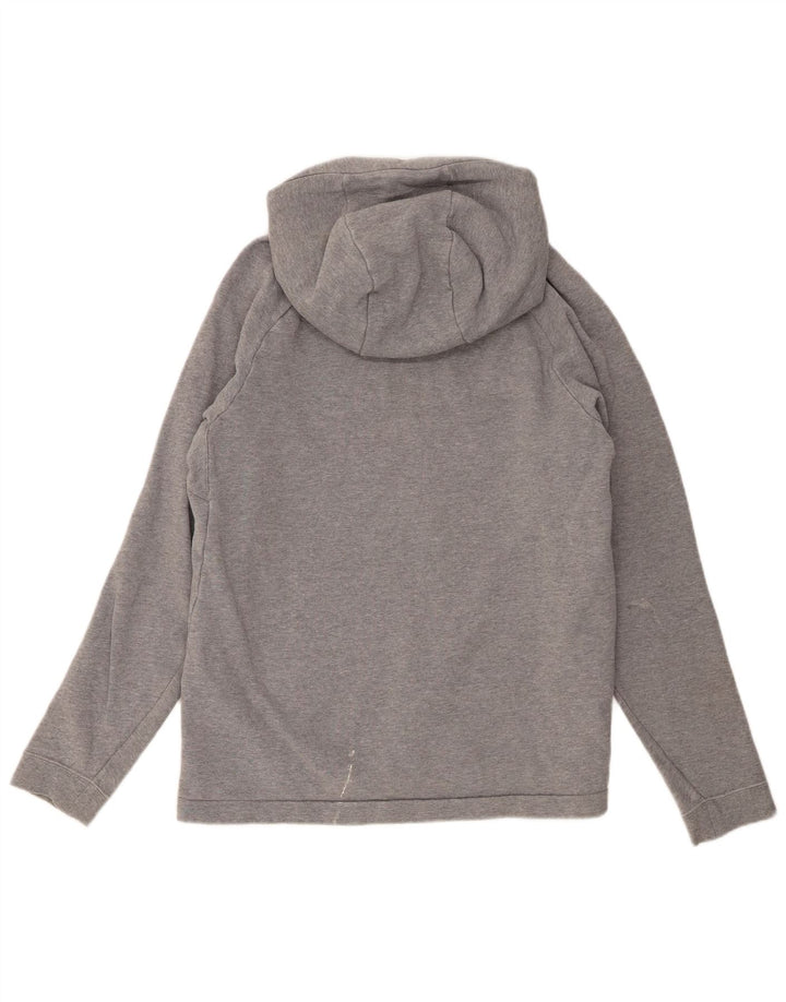 Nike Herren Kapuzenpullover, groß, graue Baumwolle