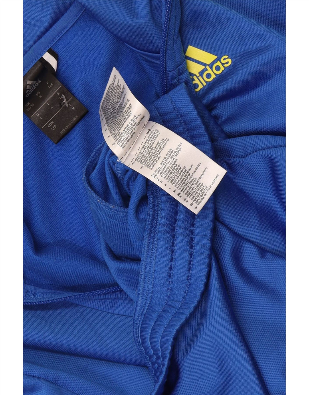 Adidas Herren Trainingsanzug Top Jacke UK 36/38 Small Blau Polyester
