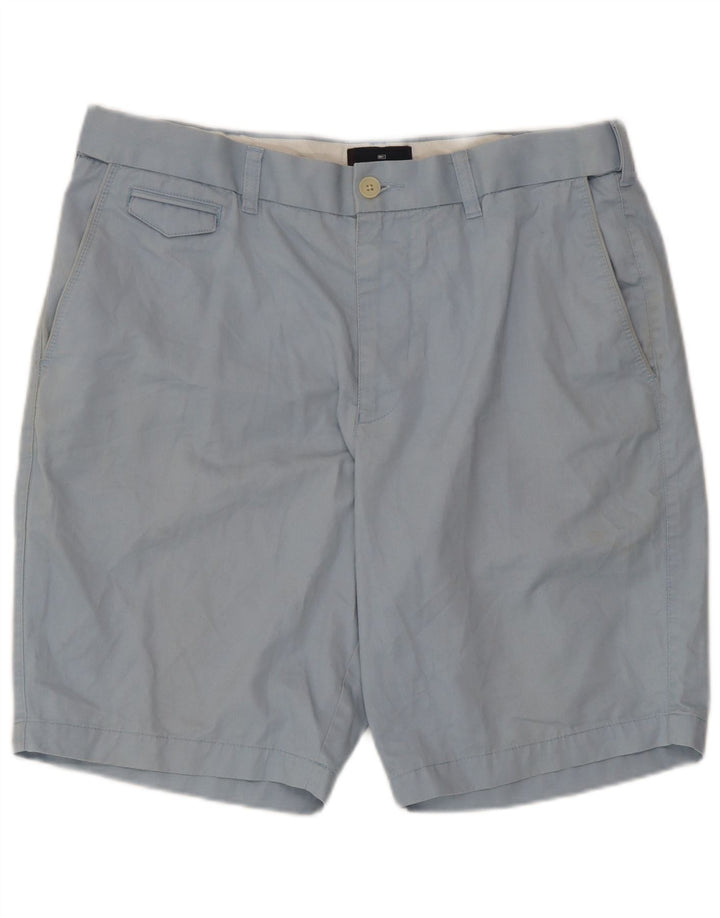 Marks & Spencer Herren-Chinoshorts W36, Größe L, Blau, Baumwolle