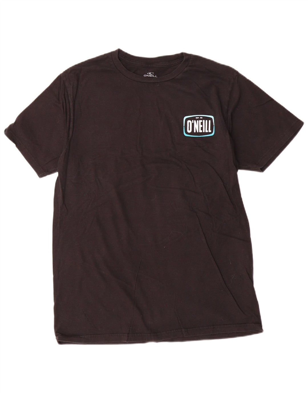O'Neill Herren Modern Fit Graphic T-Shirt Top aus mittelschwarzer Baumwolle