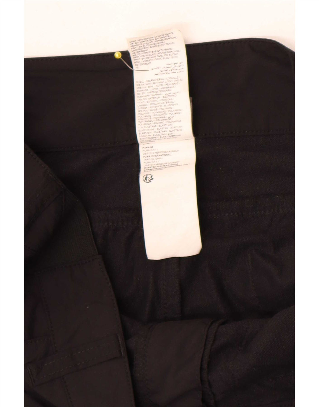 Puma Herren Ferrari Straight Cargo Hose W34 L32 Schwarz Polyamid