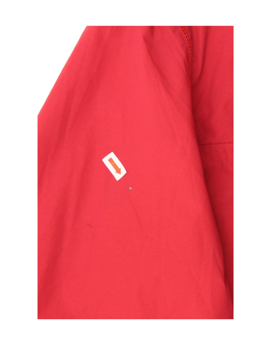 NAPAPIJRI Boys Graphic Hooded Anorak Jacket 13-14 Years Red Polyamide Vintage Napapijri and Second-Hand Napapijri from Messina Hembry 