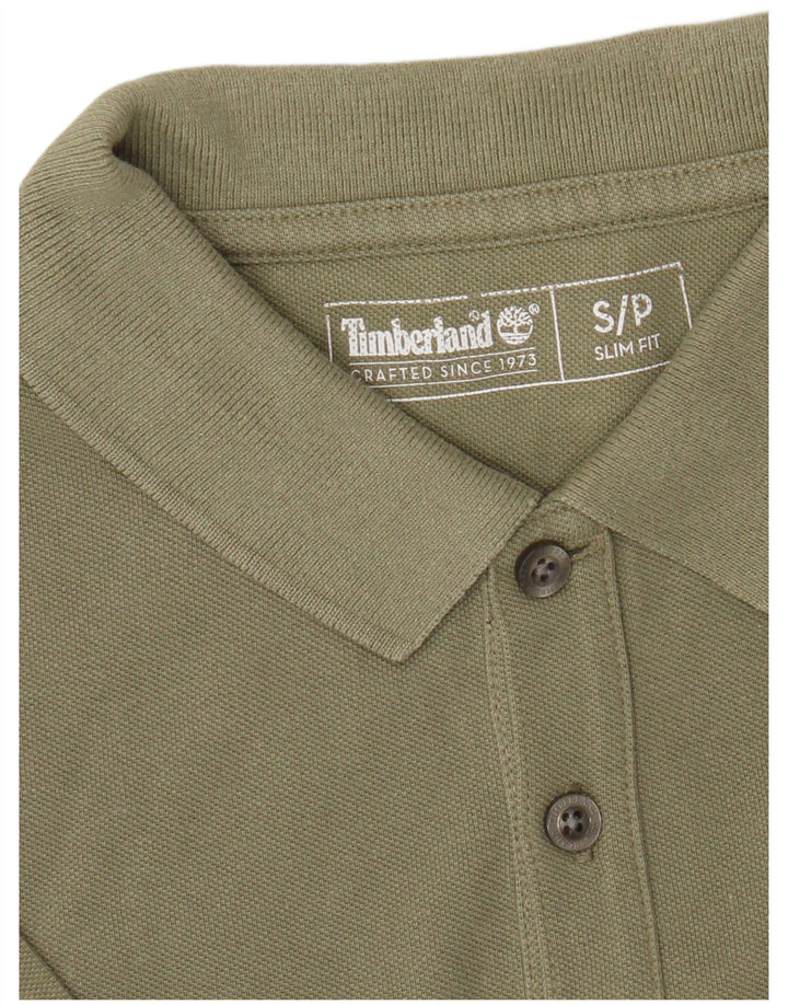 Timberland Herren Slim Fit Poloshirt Small Khaki