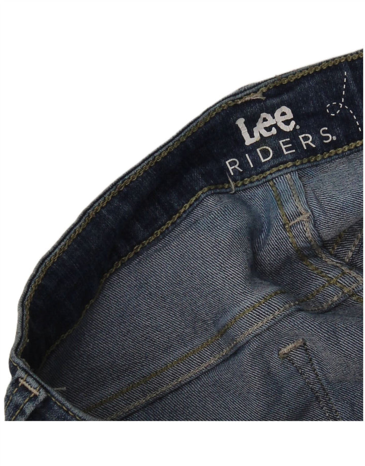 Lee Damen Riders Mid Rise Skinny Jeans W30 L26 Blau