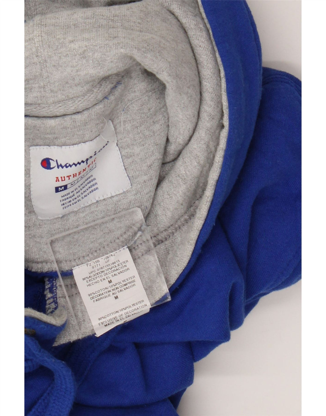Champion Herren-Kapuzenpullover aus mittelblauer Baumwolle