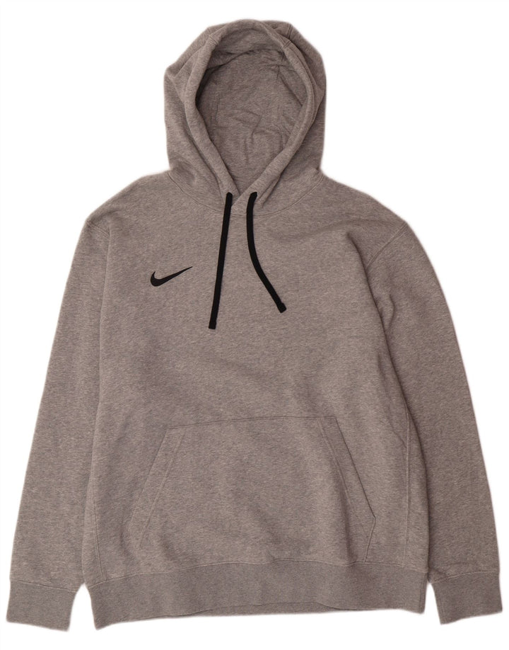 Nike Herren Hoodie Pullover XL Grau Baumwolle