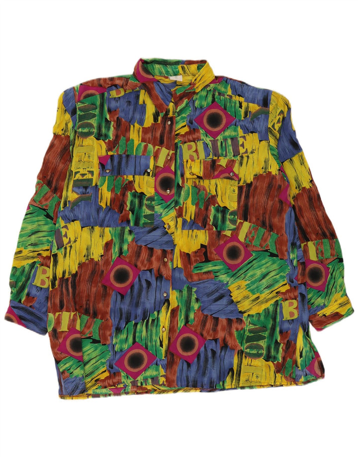 Canda Damen Grafik-Hemdbluse EU 48 2XL Mehrfarbiges Patchwork
