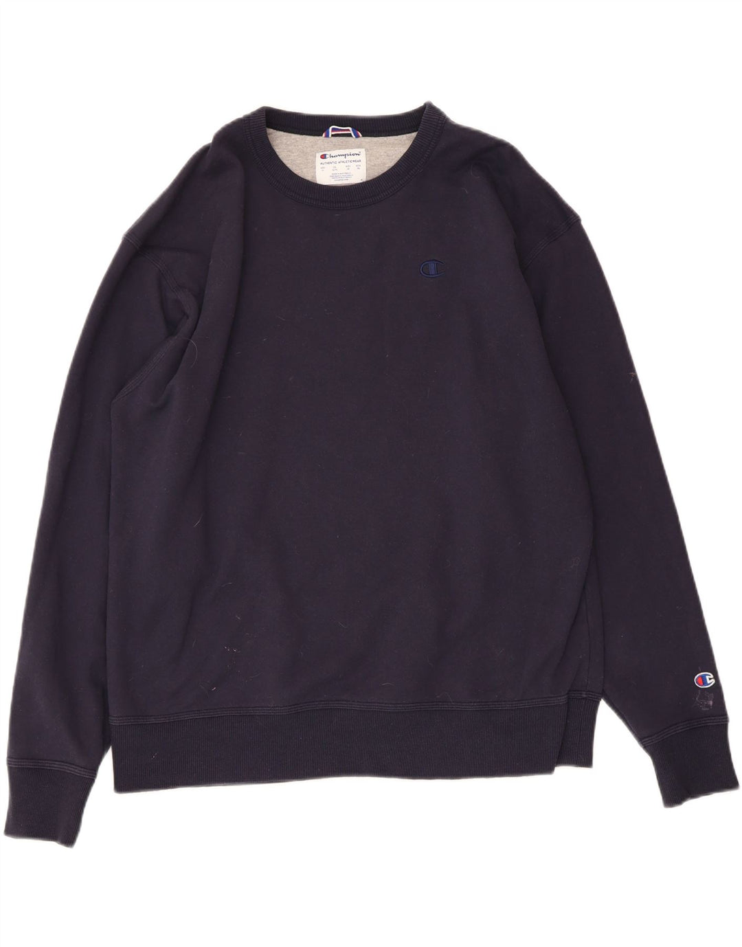 CHAMPION Mens Sweatshirt Jumper XL Navy Blue Cotton Vintage Champion and Second-Hand Champion from Messina Hembry 