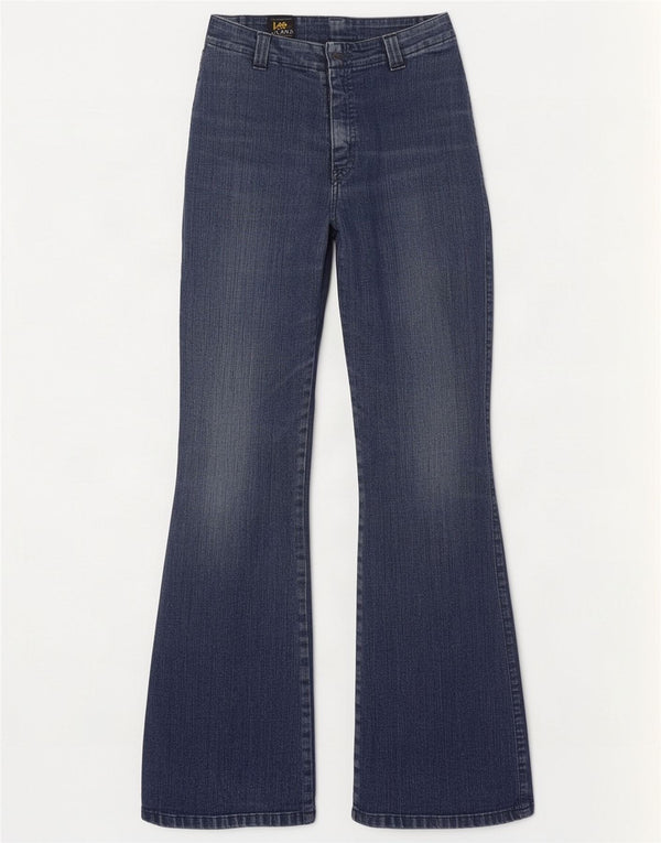 Lee Damen Kiana Flared Jeans W30 L31 Blaue Baumwolle