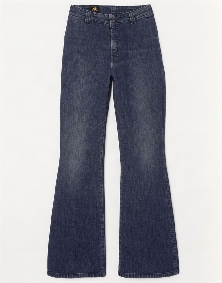 Lee Damen Kiana Flared Jeans W30 L31 Blaue Baumwolle