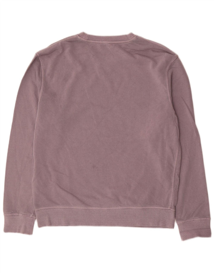 Cos Herren-Sweatshirt, Pullover, Größe S, Lila, Baumwolle