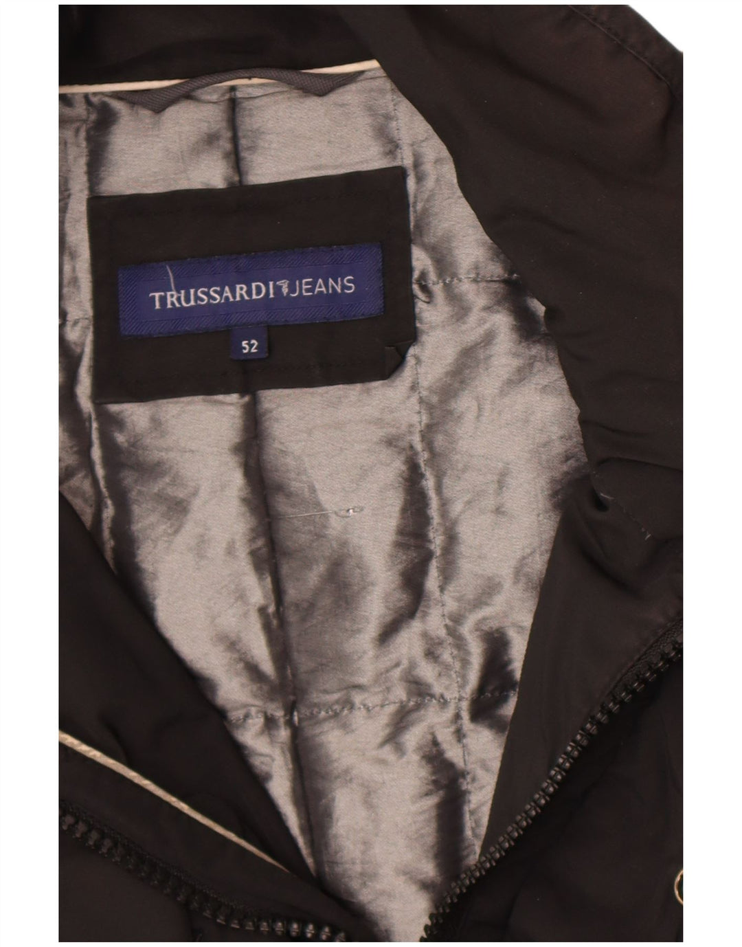 Trussardi Jeans Herren Windjacke IT 52 XL Schwarz