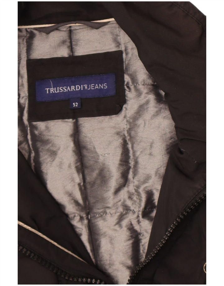 Trussardi Jeans Herren Windjacke IT 52 XL Schwarz