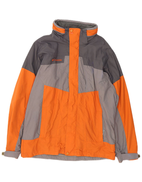 Columbia Herren Bugaboo Loose Fit Skijacke UK 38 Mittelorange Farbblock