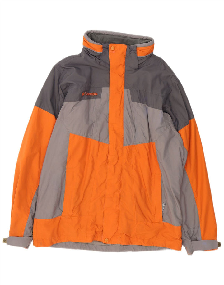 Columbia Herren Bugaboo Loose Fit Skijacke UK 38 Mittelorange Farbblock