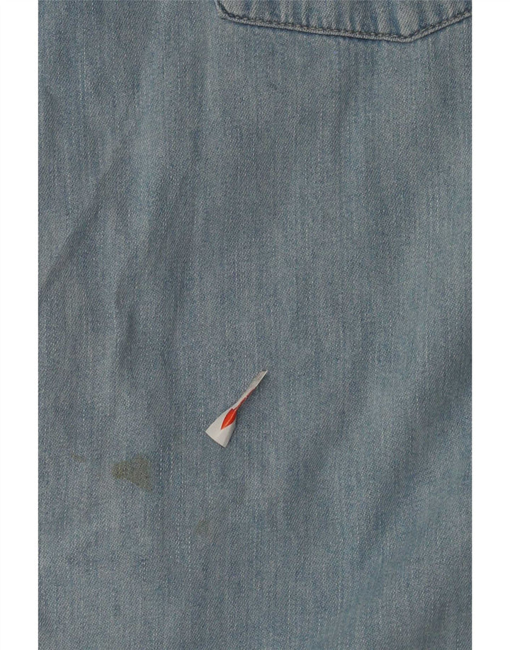 Levi's Herren-Jeanshemd aus mittelblauer Baumwolle