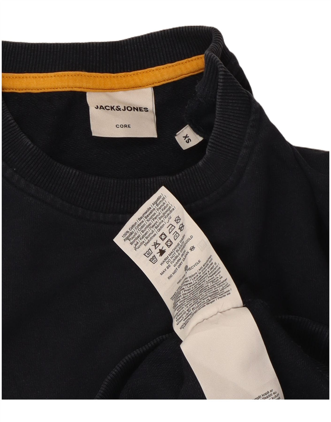 Jack & Jones Herren Sweatshirt Pullover XS Marineblau Baumwolle