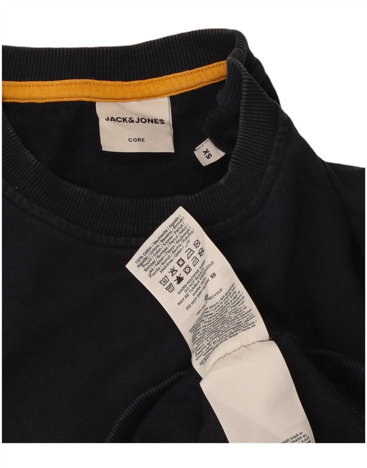 Jack & Jones Herren Sweatshirt Pullover XS Marineblau Baumwolle