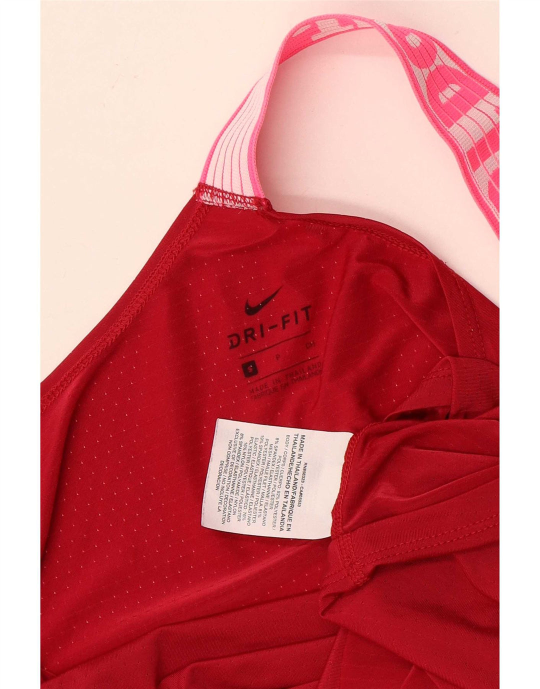 Nike Womens Graphic Vest Top UK 10 Small Rot Colourblock Polyester