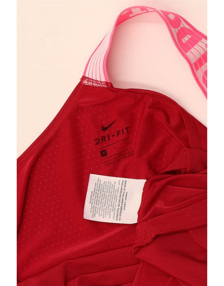 Nike Womens Graphic Vest Top UK 10 Small Rot Colourblock Polyester