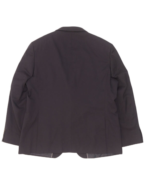 Marks & Spencer Herren-Blazer mit 2 Knöpfen, UK 46 3XL, Marineblau, Polyester