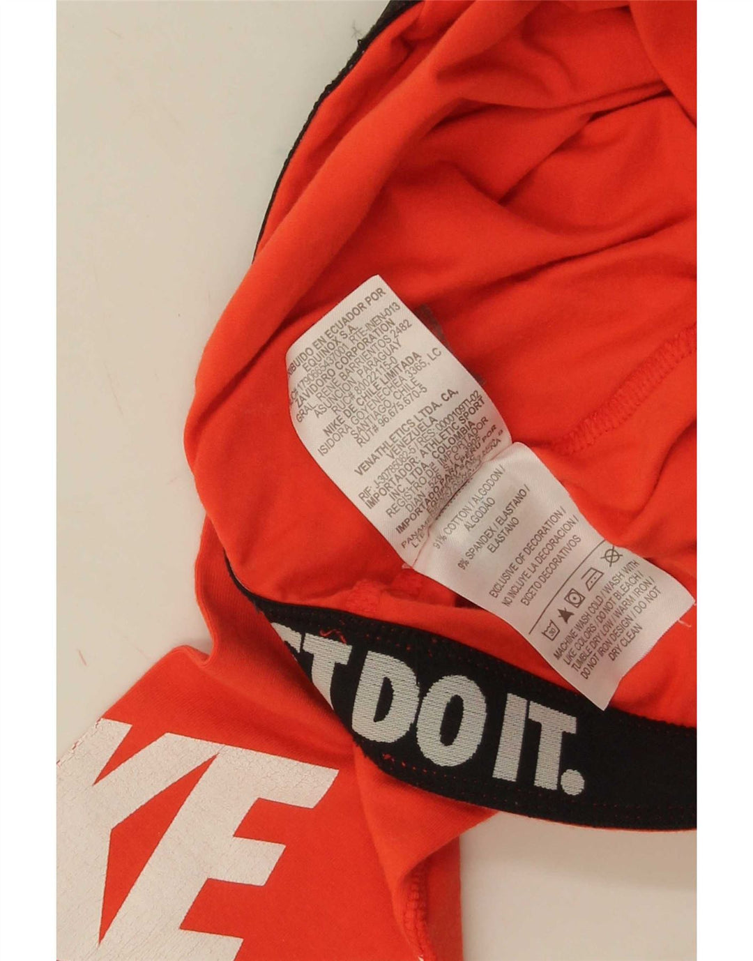 Nike Womens Graphic Leggings UK 8 Small Orange Baumwolle