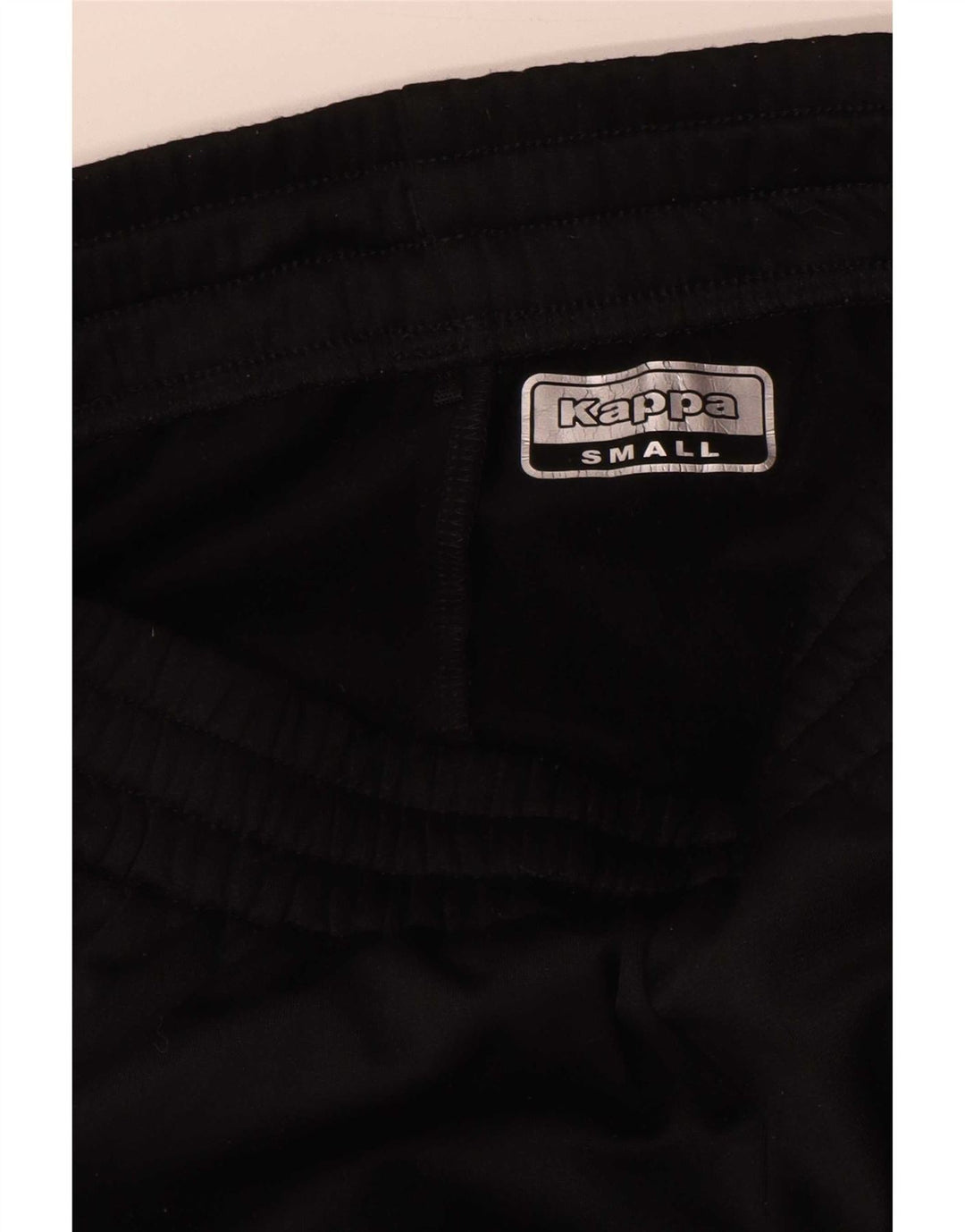 Kappa Herren Grafik-Trainingshose, Jogginghose, Größe S, Schwarz, Polyester