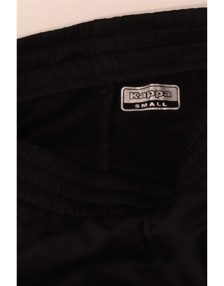 Kappa Herren Grafik-Trainingshose, Jogginghose, Größe S, Schwarz, Polyester