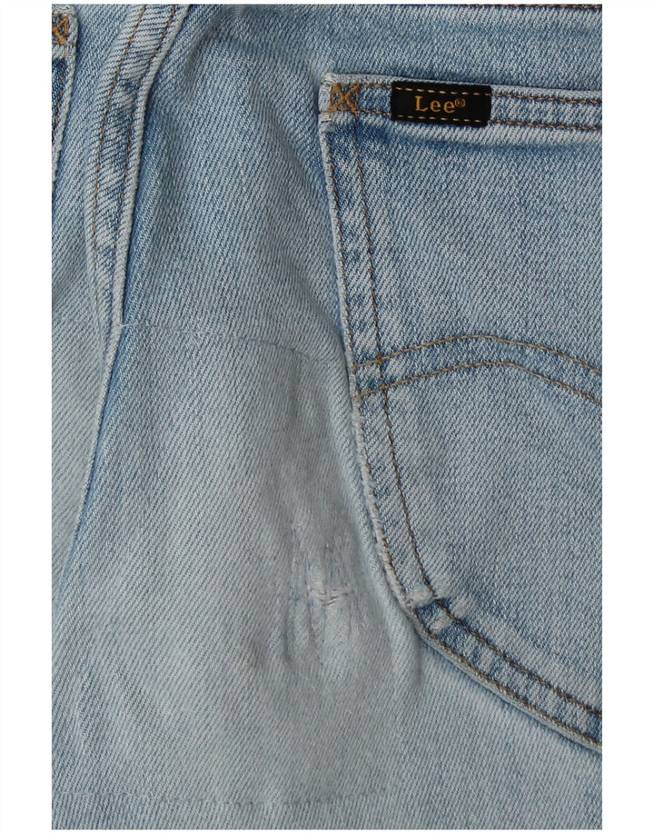 LEE Herren Rider Slim Jeans W32 L36 Blaue Baumwolle