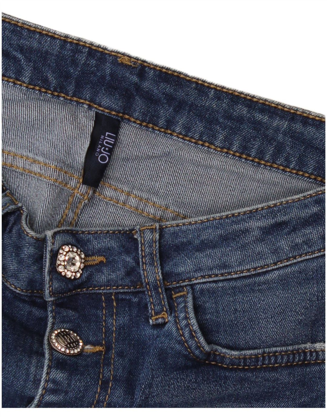 Liu Jo Damen Slim Jeans W28 L25 Blau