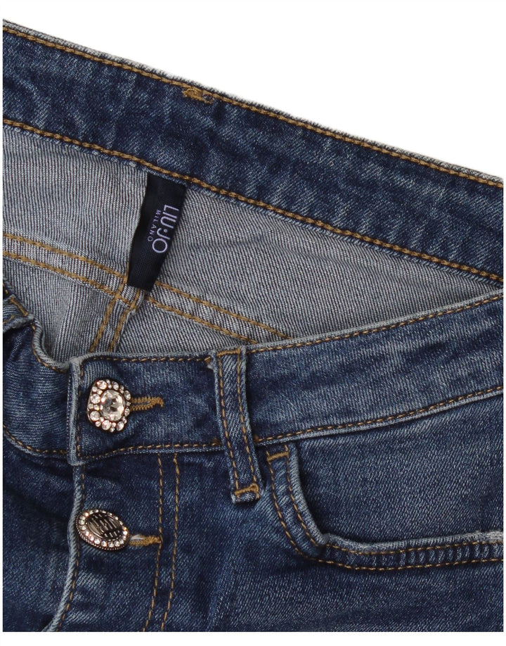 Liu Jo Damen Slim Jeans W28 L25 Blau