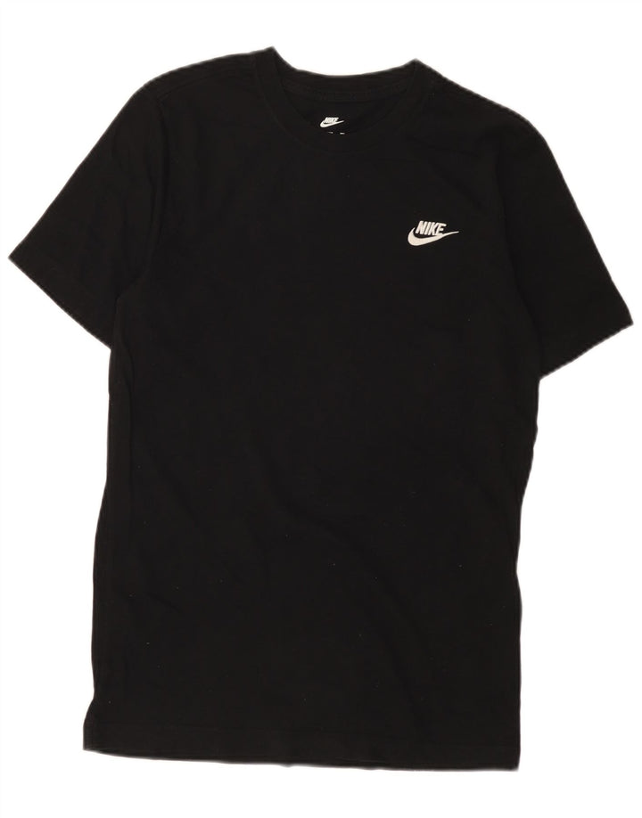 Nike Herren T-Shirt Top XS Schwarz Baumwolle