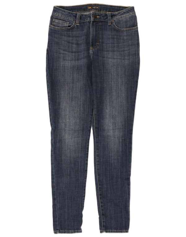 Lee Damen Legendary Skinny Jeans W29 L31 Blaue Baumwolle