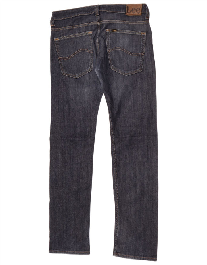 Lee Herren Powell Slim Jeans W34 L34 Marineblau Baumwolle