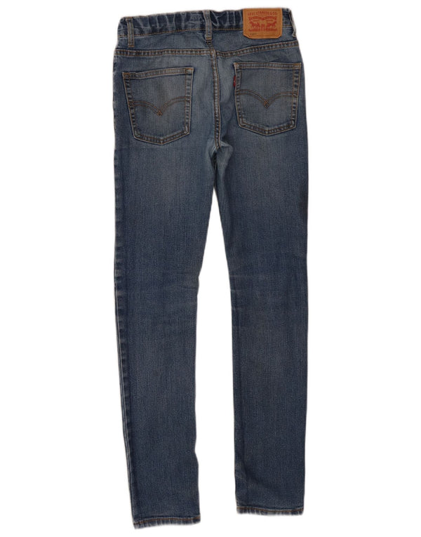 Levi's Boys 510 Skinny Jeans 11-12 Years W26 L27 Blue Cotton