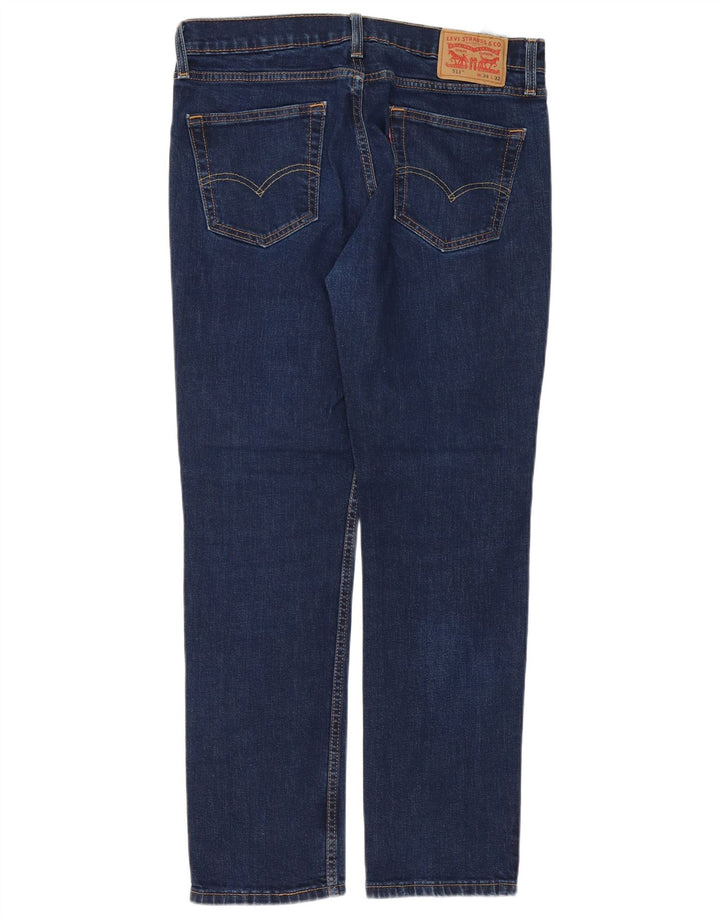 LEVI'S Herren 511 Slim Jeans W34 L30 Blaue Baumwolle