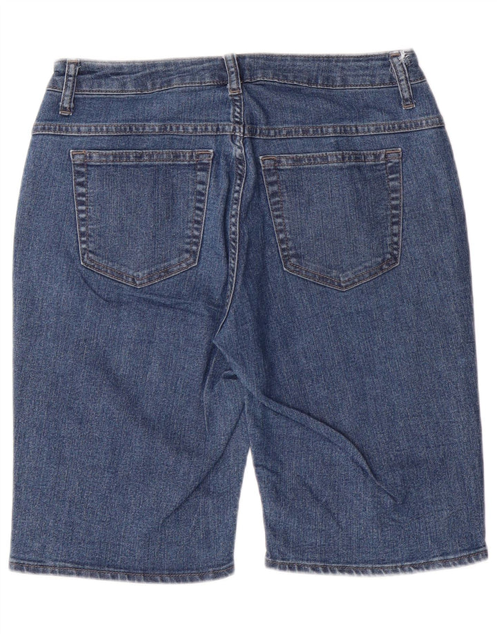 LEE Damen Riders Denim Shorts US 6 Medium W28 Blaue Baumwolle