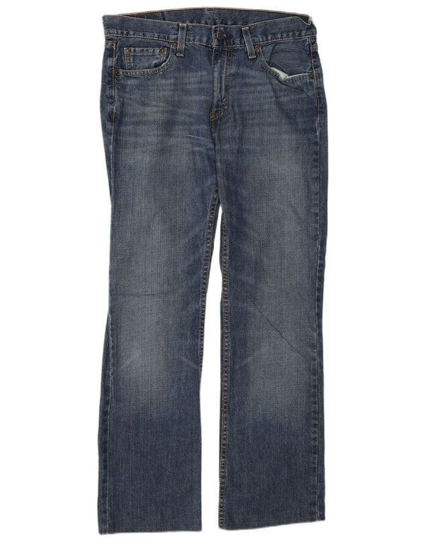 Levi's Mens 527 Slim Bootcut Jeans W30 L32 Blue Cotton