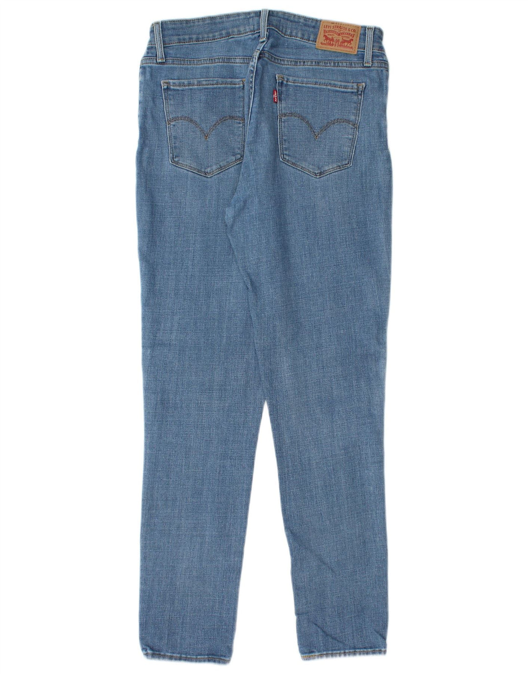 Levi's Damen 711 Skinny Jeans W29 L30 Blaue Baumwolle