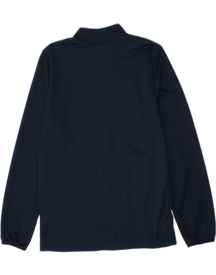 NIKE Boys Dri Fit Tracksuit Top Jacket 12-13 Large  Navy Blue Polyester Vintage Nike and Second-Hand Nike from Messina Hembry 