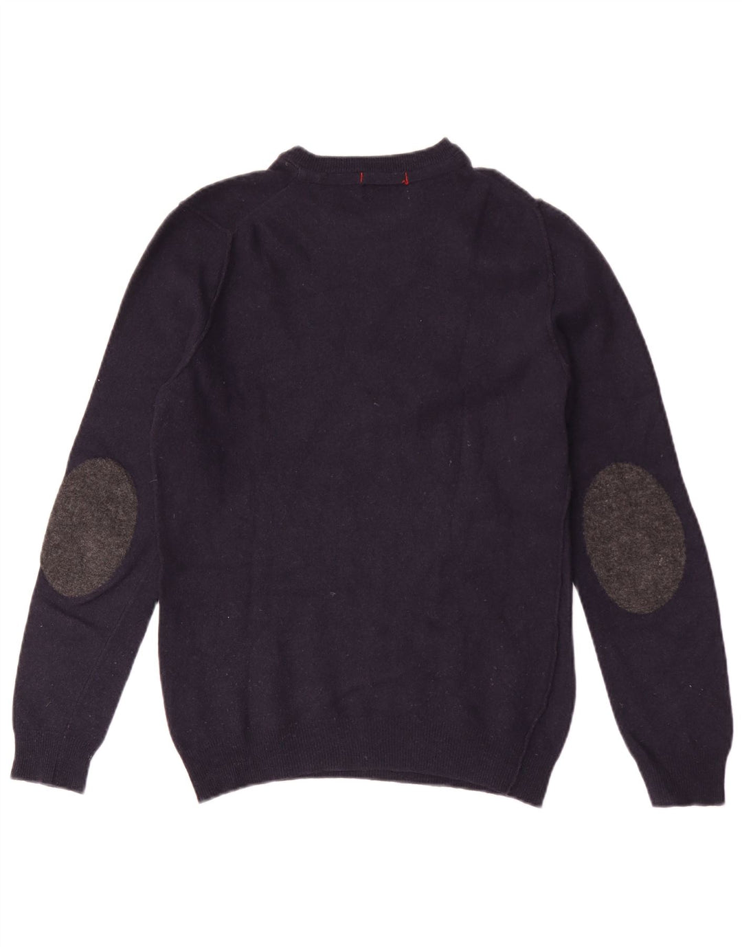 Woolrich Herren-Pullover mit Rundhalsausschnitt, Größe S, marineblaue Wolle