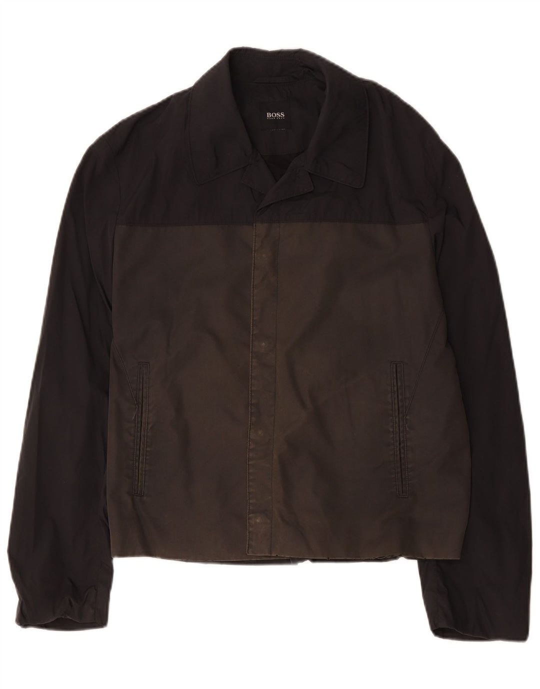 Hugo Boss Herren Bomberjacke UK 38 Medium Black Colourblock