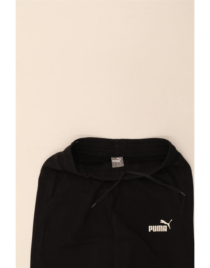 PUMA Mens Tracksuit Trousers Small  Black Vintage Puma and Second-Hand Puma from Messina Hembry 