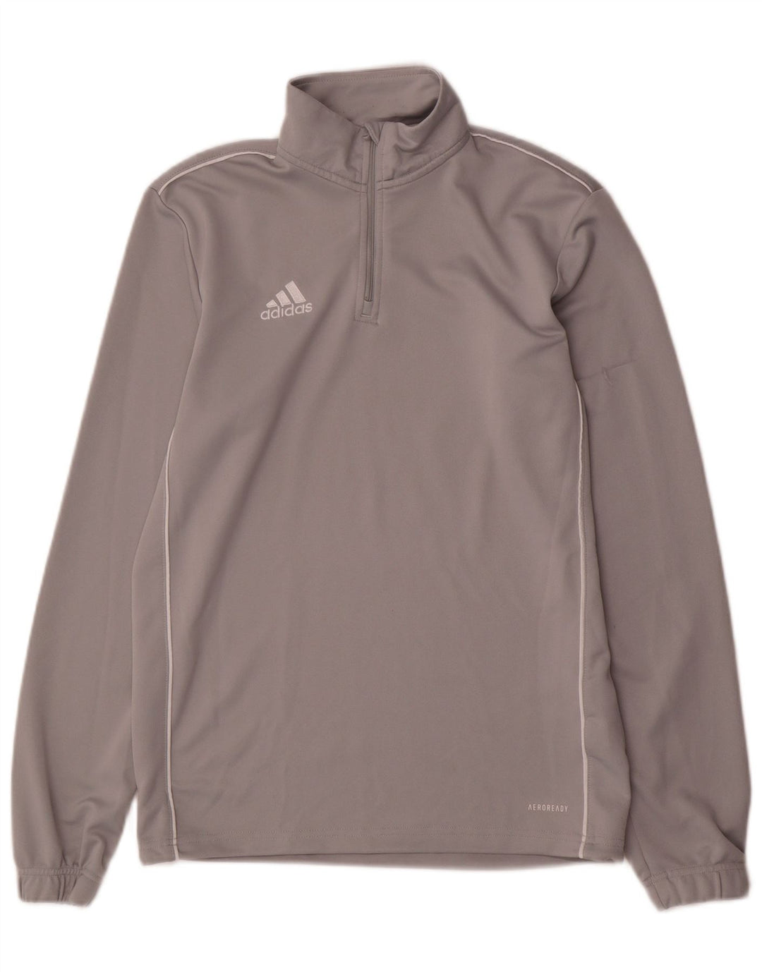 Adidas Herren Aeroready Zip Neck Pullover Trainingsanzug Top Small Grau Polyester